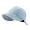 Foldable Wide Brim Sun Hat Adjustable Cotton Summer Beach Cap 8