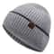 Unisex Winter Fleece Beanie Plush Lined Knitted Warm Hat For Outdoor Use 4