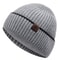 Unisex Winter Fleece Beanie Plush Lined Knitted Warm Hat For Outdoor Use 4
