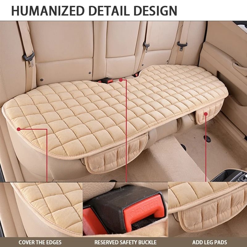 Plush Car Seat Cover Universal Anti Slip Seat Cushion For Sedan And SUV 14