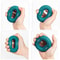 Silicone Finger Grip Strengthener Adjustable Resistance Hand Exercise Ring 6
