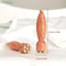 Lotus Seedpod Brass Gua Sha Facial Tool Rosewood Eye Massage Wand 1