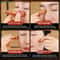 Lotus Seedpod Brass Gua Sha Facial Tool Rosewood Eye Massage Wand 2