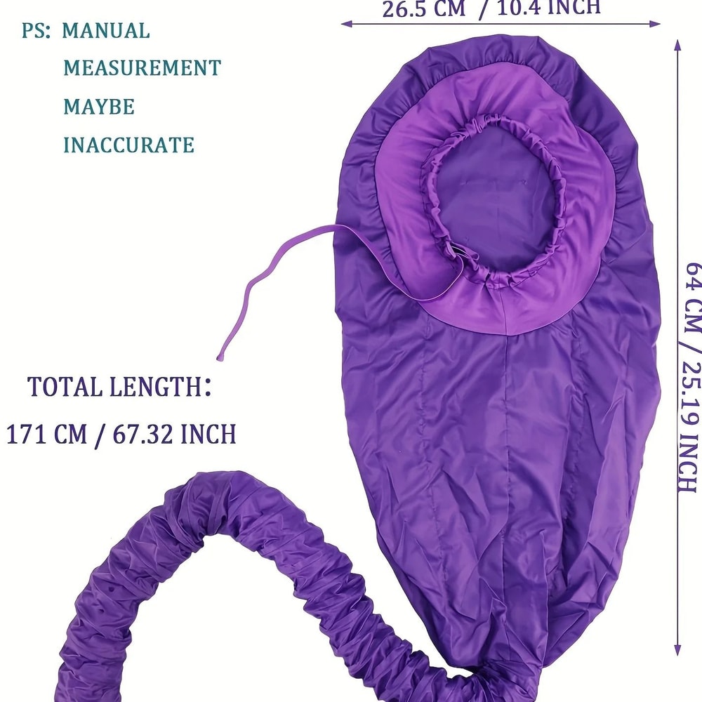 Adjustable Hair Dryer Bonnet Hooded Deep Conditioning Cap For Curly Hair 7