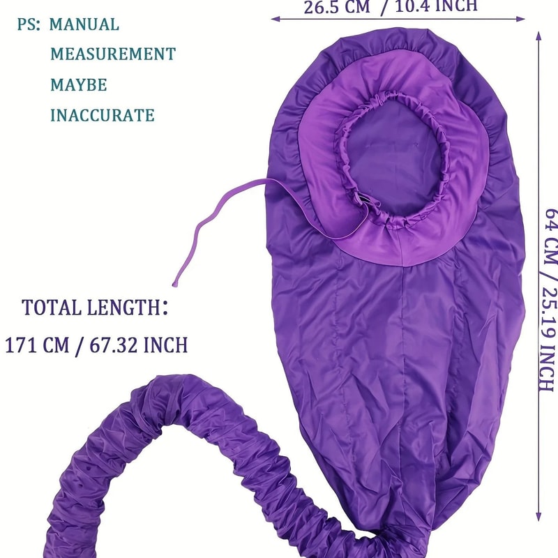 Adjustable Hair Dryer Bonnet Hooded Deep Conditioning Cap For Curly Hair 7