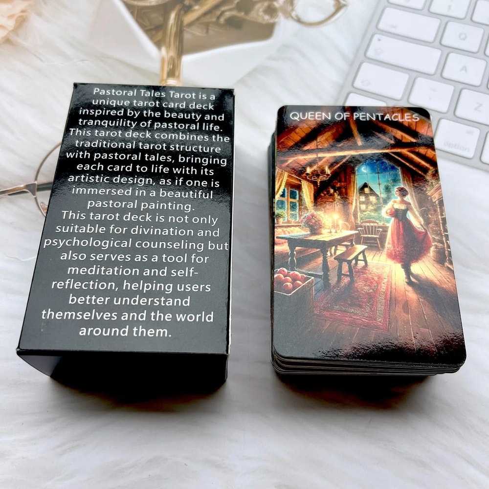 78 Card Tarot Deck Scratch Proof Divination Rune Reading Set 2