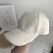 Winter Duckbill Cap Korean Style Solid Color Warm Baseball Hat 9