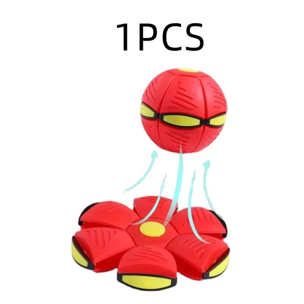 Flying Saucer Dog Bouncing Ball Durable Interactive Outdoor Pet Toy 1