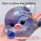 Clear Octopus Squeeze Fidget Toy Sensory Stress Relief Pinch Toy 7