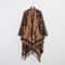 Luxury Jacquard Cashmere Shawl Unisex Winter Poncho Cape 0