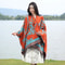 Luxury Jacquard Cashmere Shawl Unisex Winter Poncho Cape 3