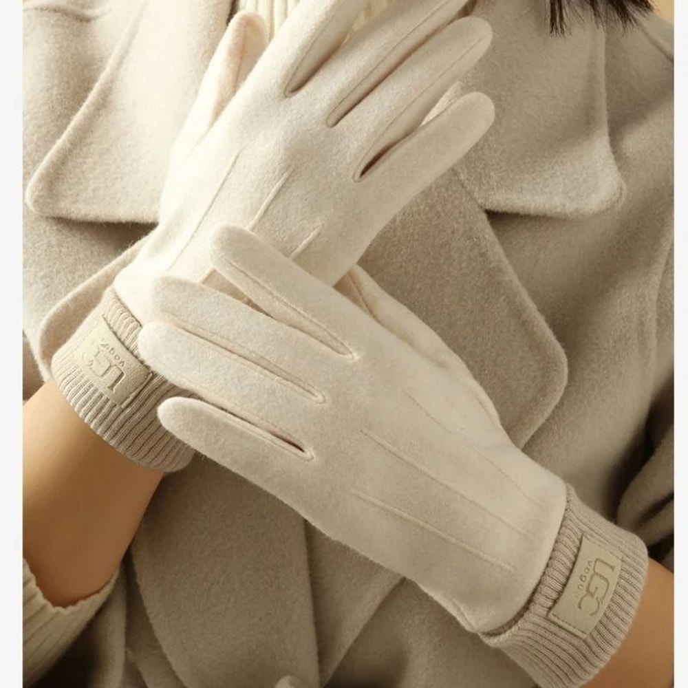 Cashmere Touchscreen Winter Gloves For Women Warm Full Finger 8