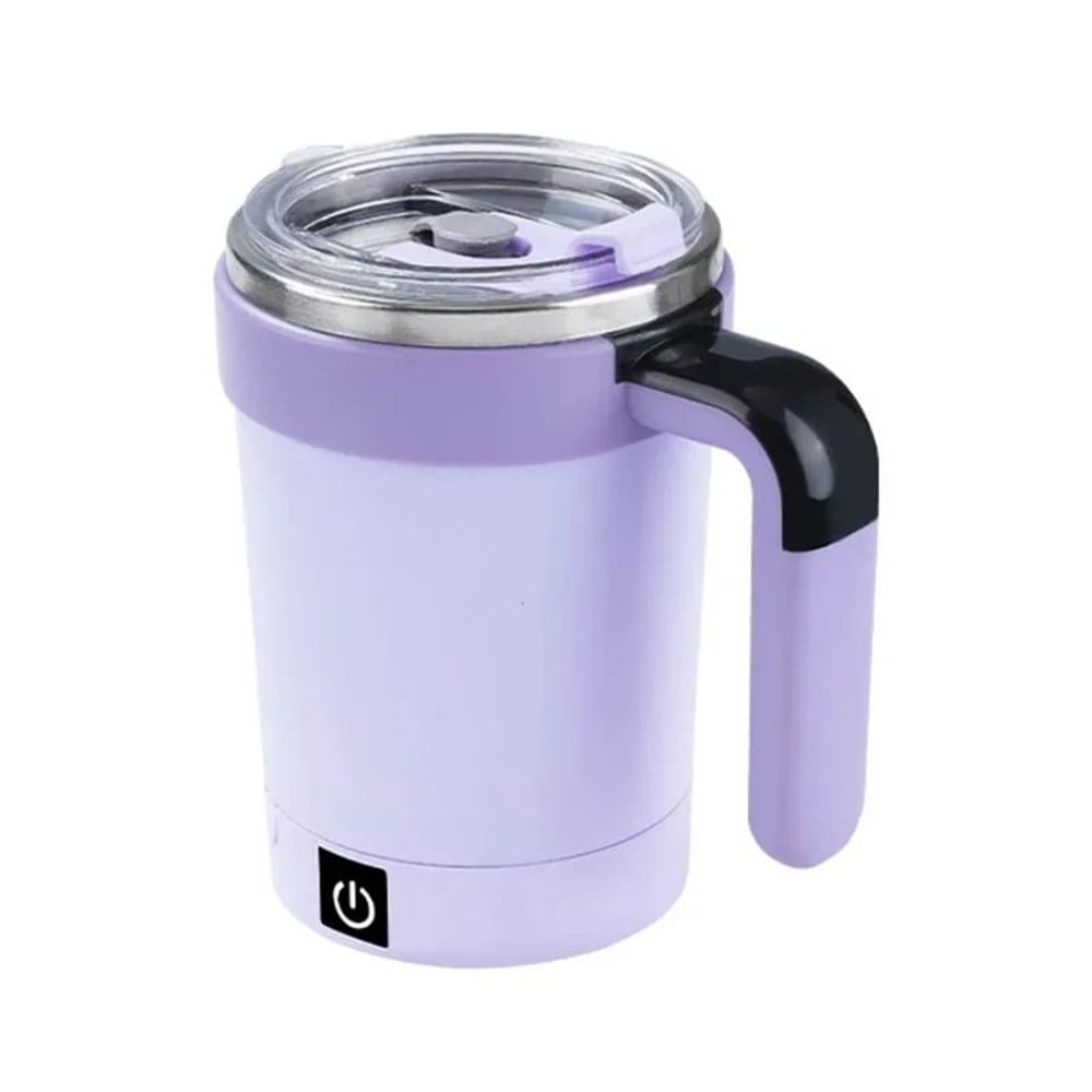 Rechargeable Automatic Stirring Cup Stainless Steel Magnetic Self Stirring Coffee Mug 3