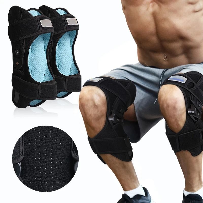 Adjustable Exoskeleton Walking Aid Knee Rehabilitation Brace Support 6