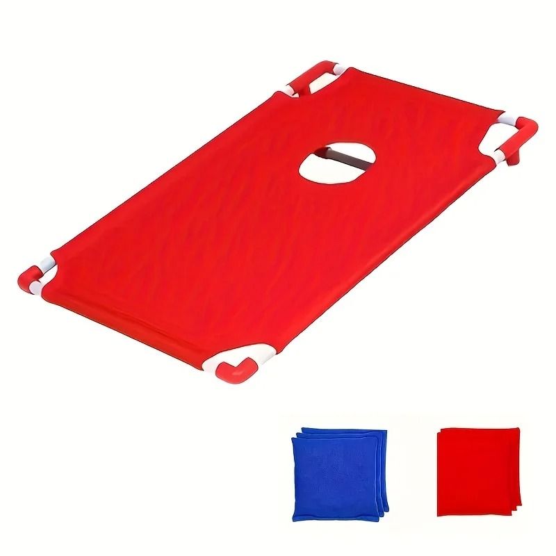 Portable Cornhole Game Set With Foldable Boards And Carry Bag 1