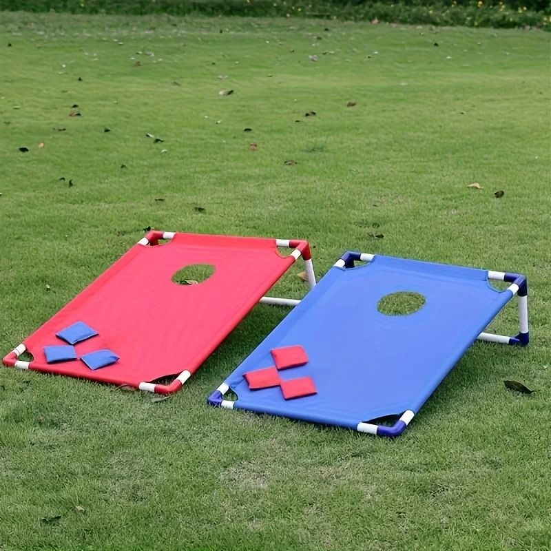 Portable Cornhole Game Set With Foldable Boards And Carry Bag 7