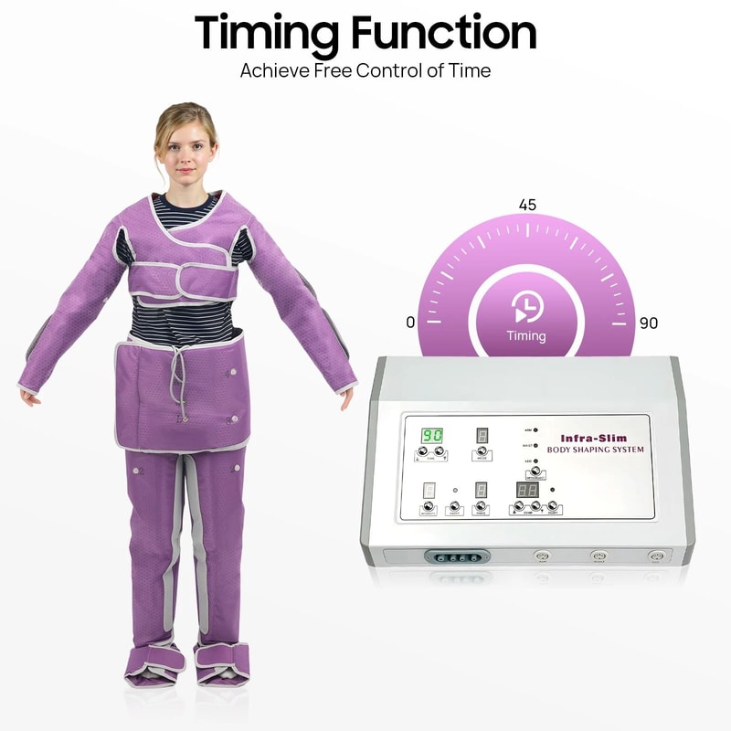 400W Pressotherapy Machine Air Compression Slimming Suit With Heating Massage 3