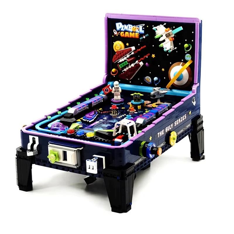 GULY Technical Brick Pinball Machine Building Block Set 4