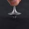 Silver Precision Metal Spinning Top Movie Totem Style Desk Toy 6