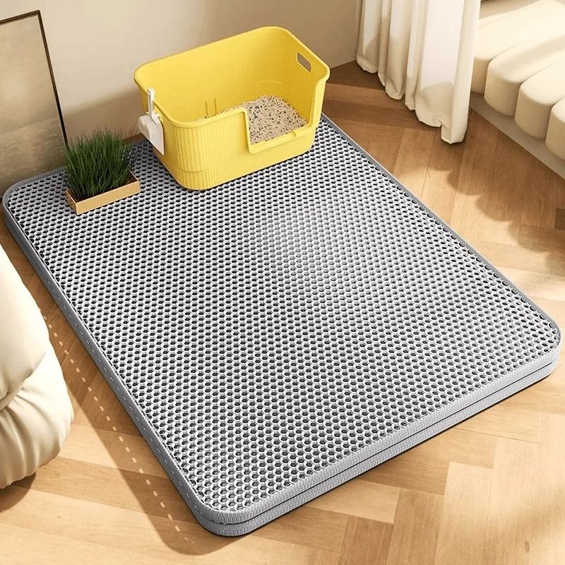 PurrShield Extra Large Double Layer Waterproof Cat Litter Mat 0