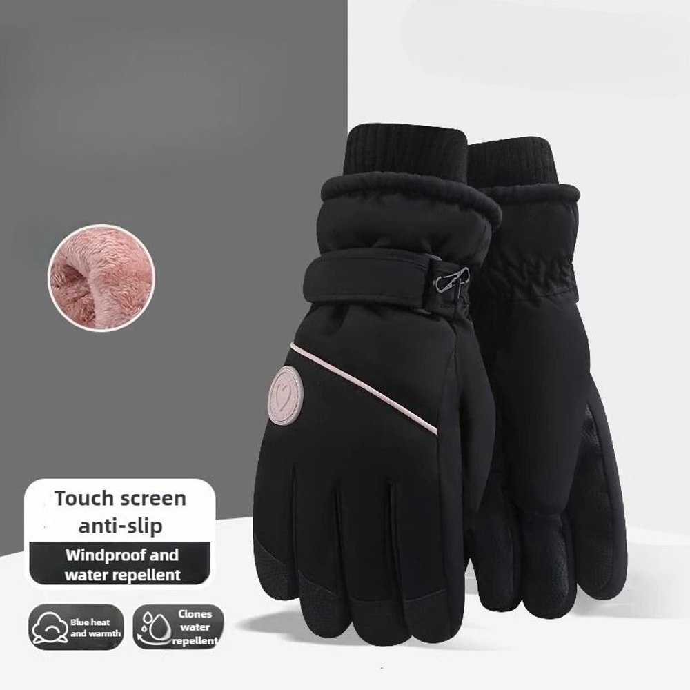 ArcticRide Women Winter Ski Gloves Fleece Lined Touchscreen Riding Gloves 4