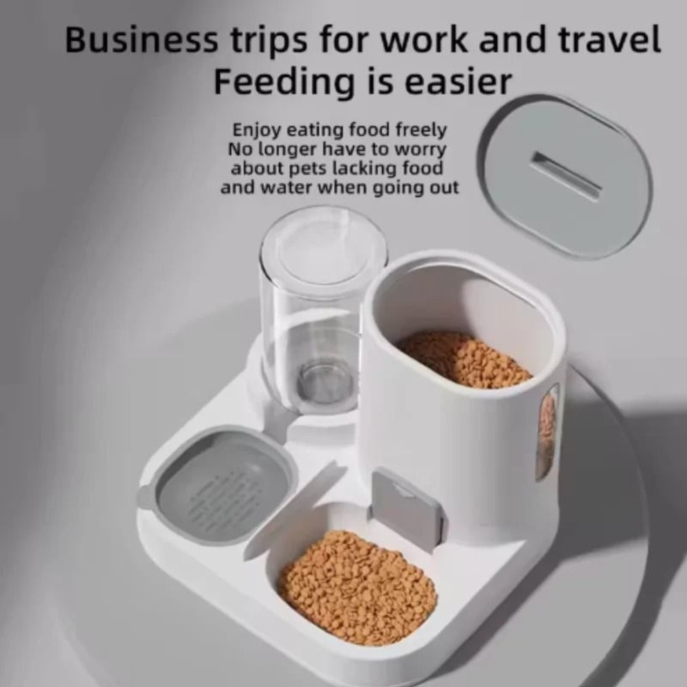 FreshFlow 2 In 1 Cat Feeder And Automatic Pet Water Dispenser 5