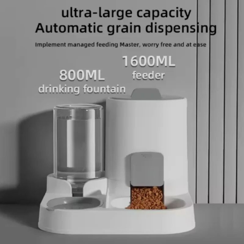 FreshFlow 2 In 1 Cat Feeder And Automatic Pet Water Dispenser 8