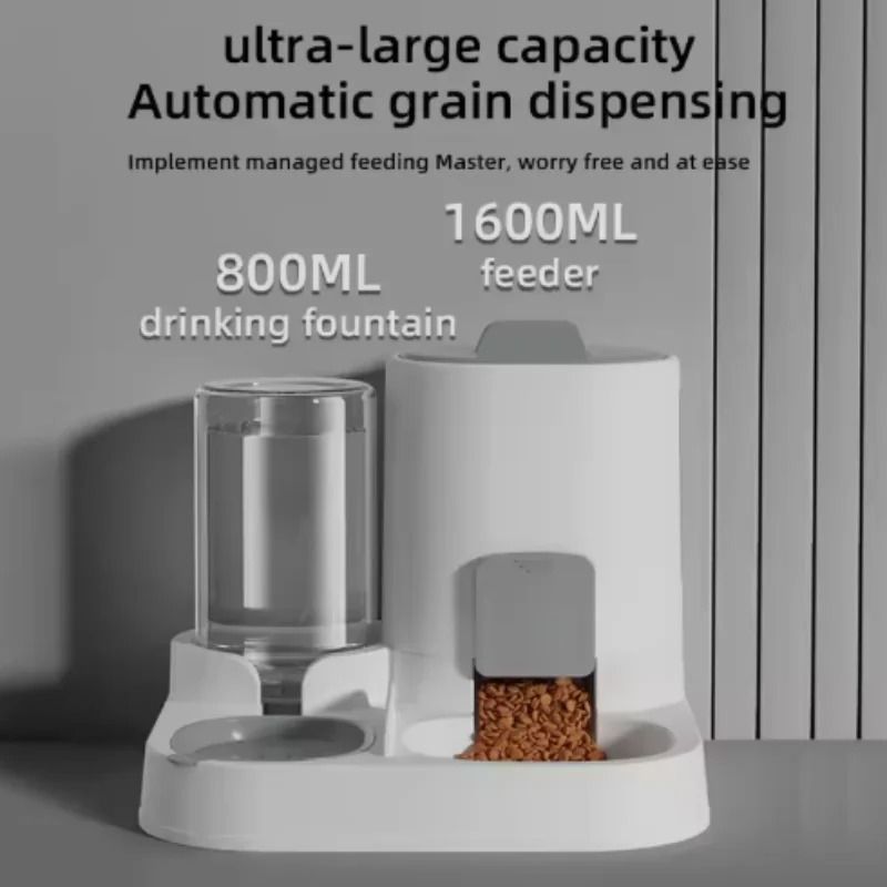 FreshFlow 2 In 1 Cat Feeder And Automatic Pet Water Dispenser 8