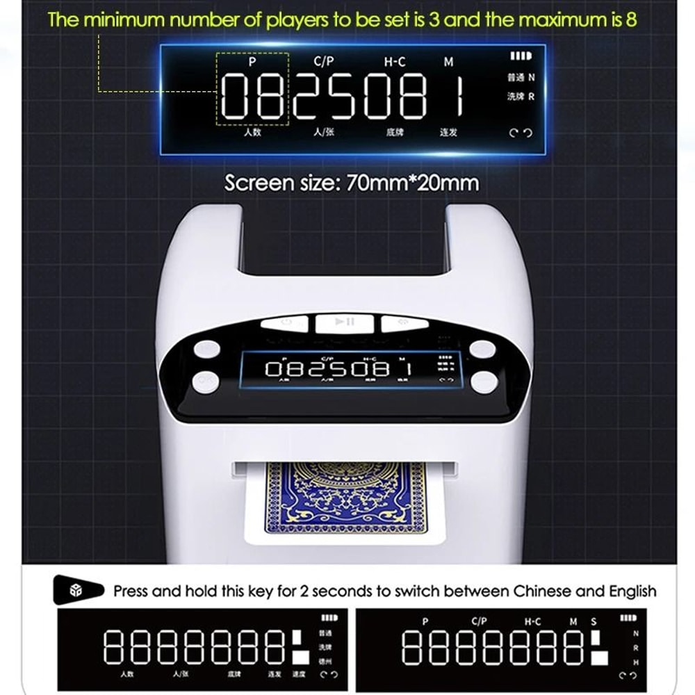 ProDeal Rechargeable Automatic Card Dealer Machine With Adjustable Speed 5