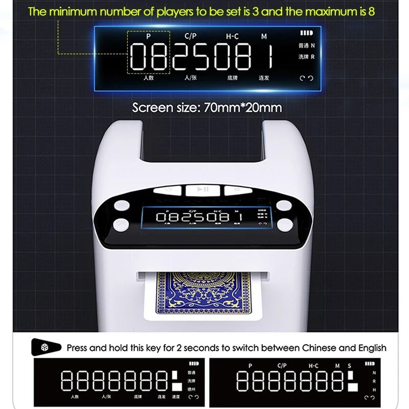 ProDeal Rechargeable Automatic Card Dealer Machine With Adjustable Speed 5