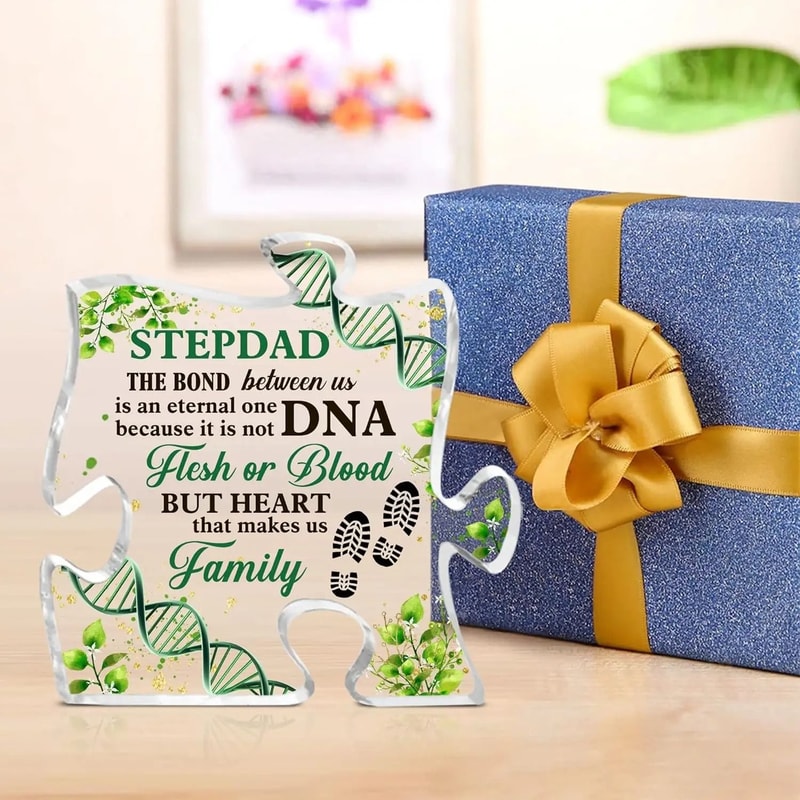 HeartWords Stepdad Clear Desk Decorative Sign Gift 2