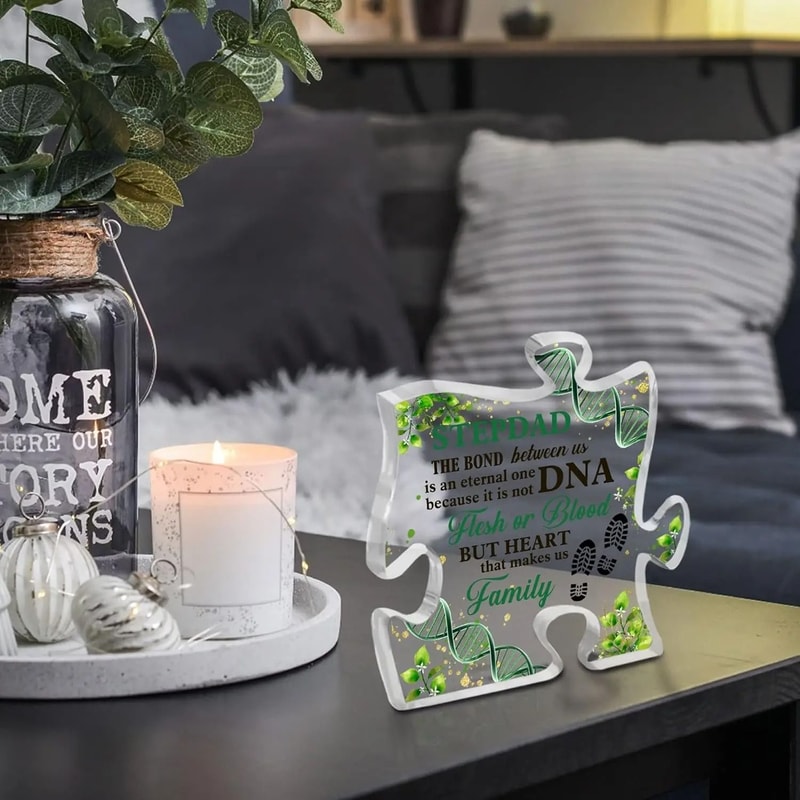 HeartWords Stepdad Clear Desk Decorative Sign Gift 6
