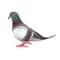 FeatherCharm Miniature Foam Pigeon Figurine Christmas Bird Decor 0