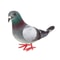 FeatherCharm Miniature Foam Pigeon Figurine Christmas Bird Decor 1