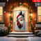 FestiveGlow Santa Door Banner Christmas Holiday Wall Decor 3