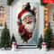FestiveGlow Santa Door Banner Christmas Holiday Wall Decor 5