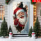 FestiveGlow Santa Door Banner Christmas Holiday Wall Decor 5