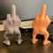 CheekyStride 3D Printed Middle Finger Statue With Legs Desk Ornament 0