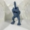 CheekyStride 3D Printed Middle Finger Statue With Legs Desk Ornament 5