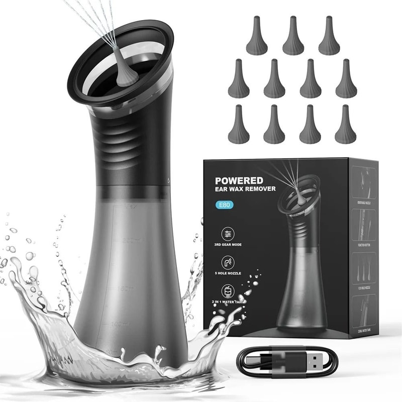 ClearFlow Electric Ear Wax Removal System With Adjustable Water Pressure 1