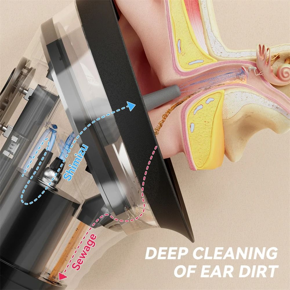 ClearFlow Electric Ear Wax Removal System With Adjustable Water Pressure 6