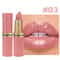 GlamAura Pearlescent Pink Metallic Glitter Lipstick Waterproof Matte Shimmer 3