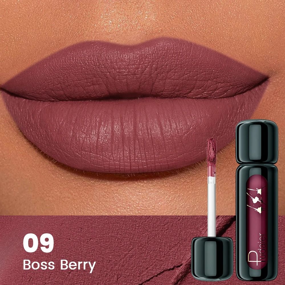 VelvetBloom Matte Velvet Lip Gloss High Pigment Liquid Lip Mud 0