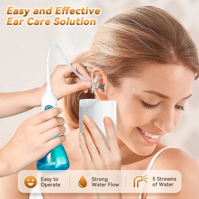 ClearFlow Manual Ear Irrigation Kit Safe Ear Wax Removal System 6