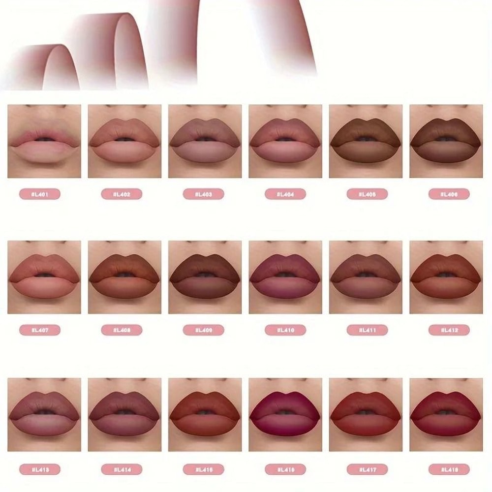 ContourChic Velvet Matte Lip Liner Set Long Lasting Non Drying Formula 8