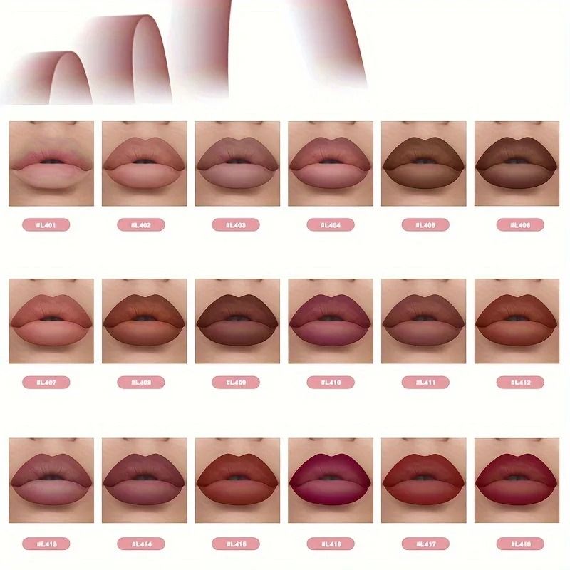 ContourChic Velvet Matte Lip Liner Set Long Lasting Non Drying Formula 8