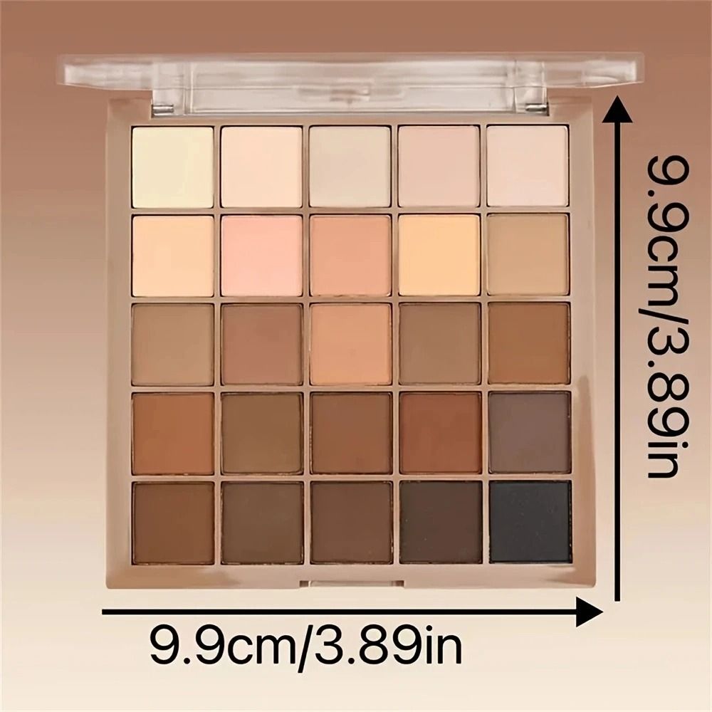 Earth Luxe 25 Color Neutral Eyeshadow Palette In Brown And Gray Tones 2