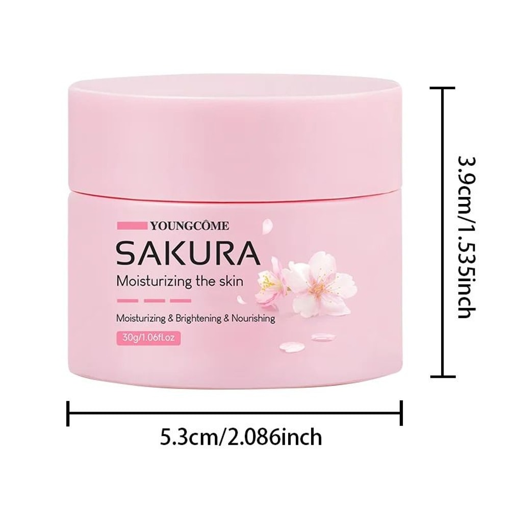 Sakura Glow Anti Aging Moisturizer With Cherry Blossom Essence 1