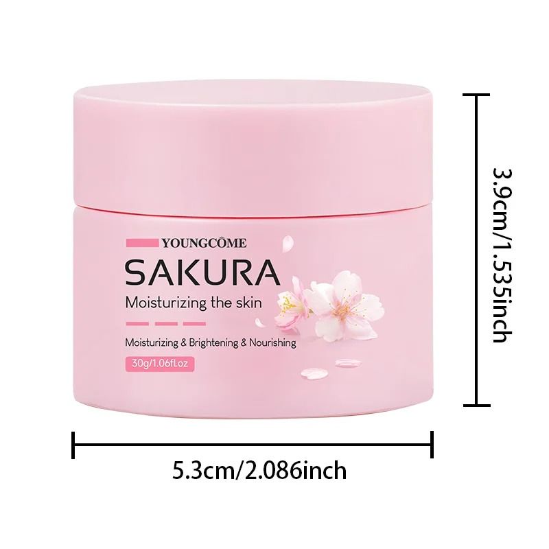 Sakura Glow Anti Aging Moisturizer With Cherry Blossom Essence 1
