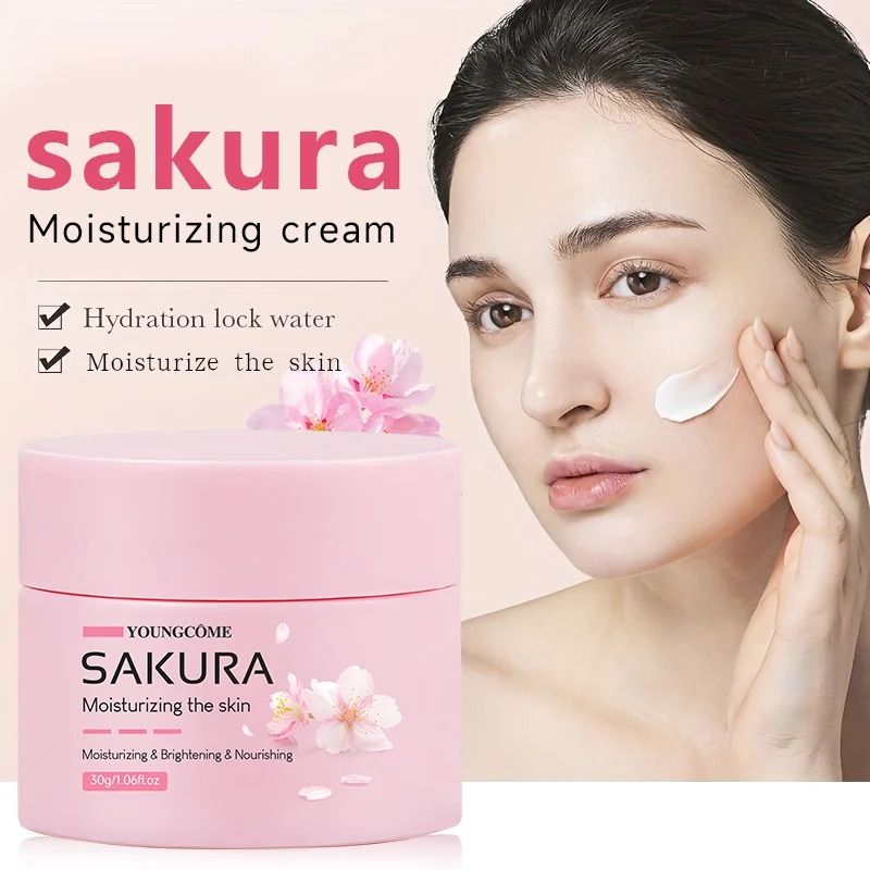 Sakura Glow Anti Aging Moisturizer With Cherry Blossom Essence 7